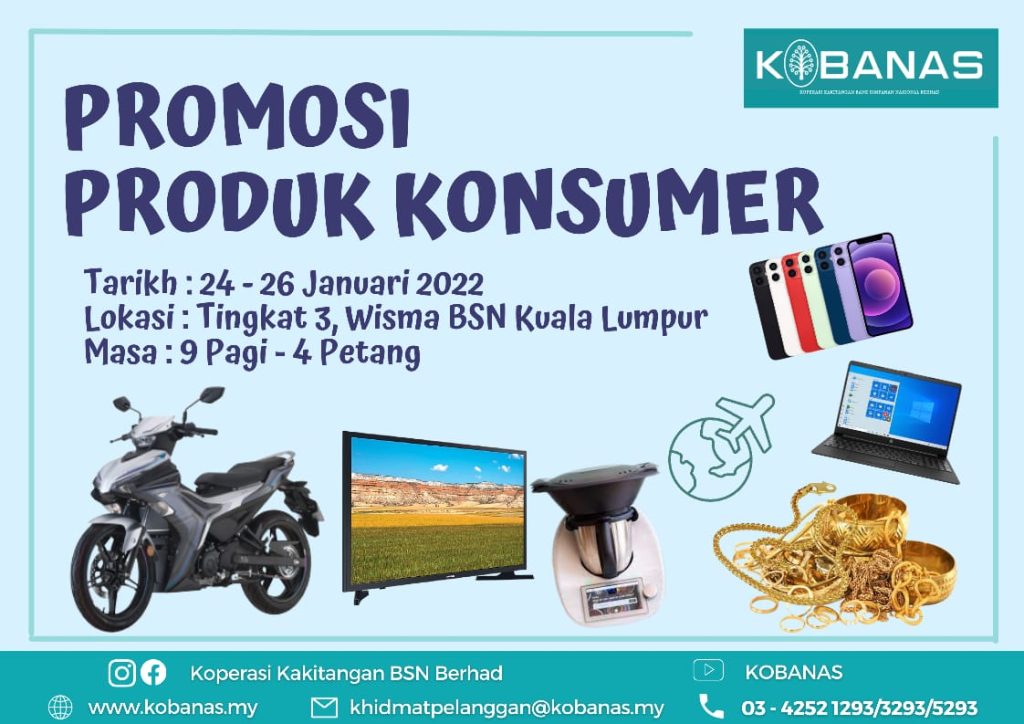 PROMOSI PRODUK DAN RAKAN NIAGA KOBANAS